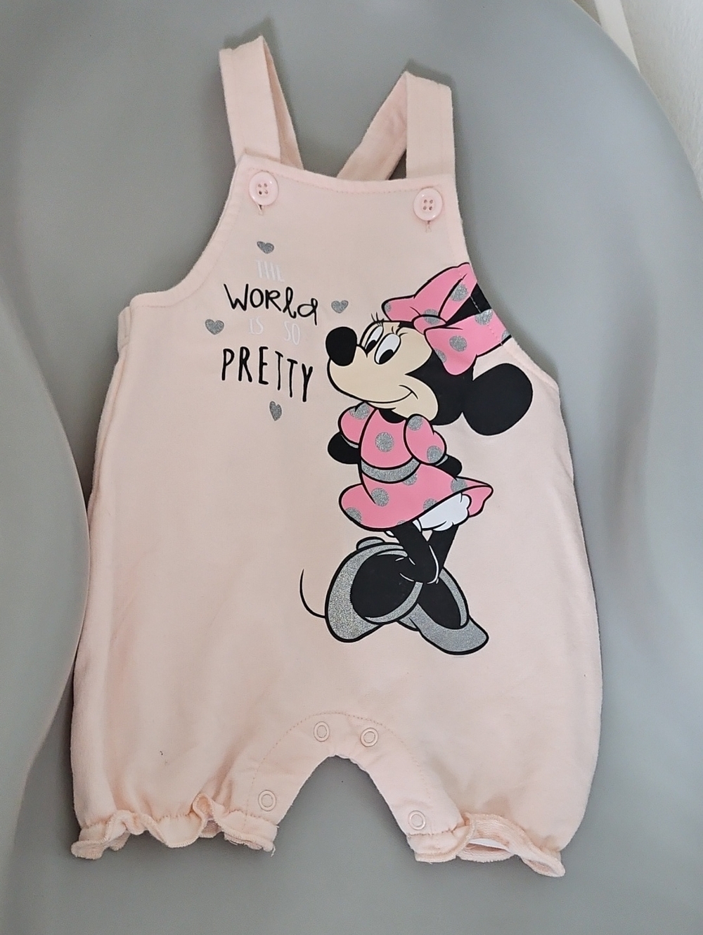 Disney Pink Minnie Mouse One-Piece Romper